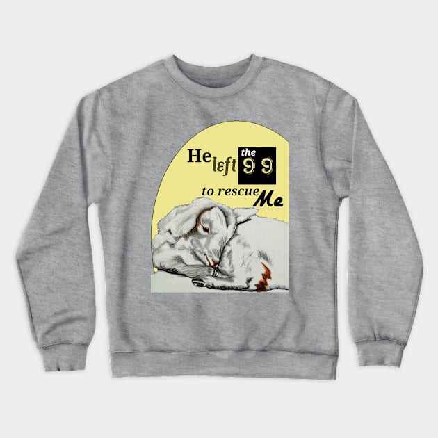 Baby lamb Crewneck Sweatshirt by Frezmade